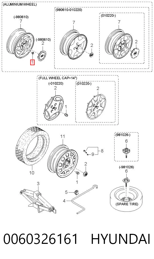 0060326161 Hyundai/Kia