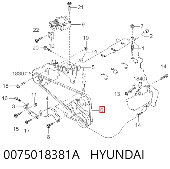 0075018381A Hyundai/Kia