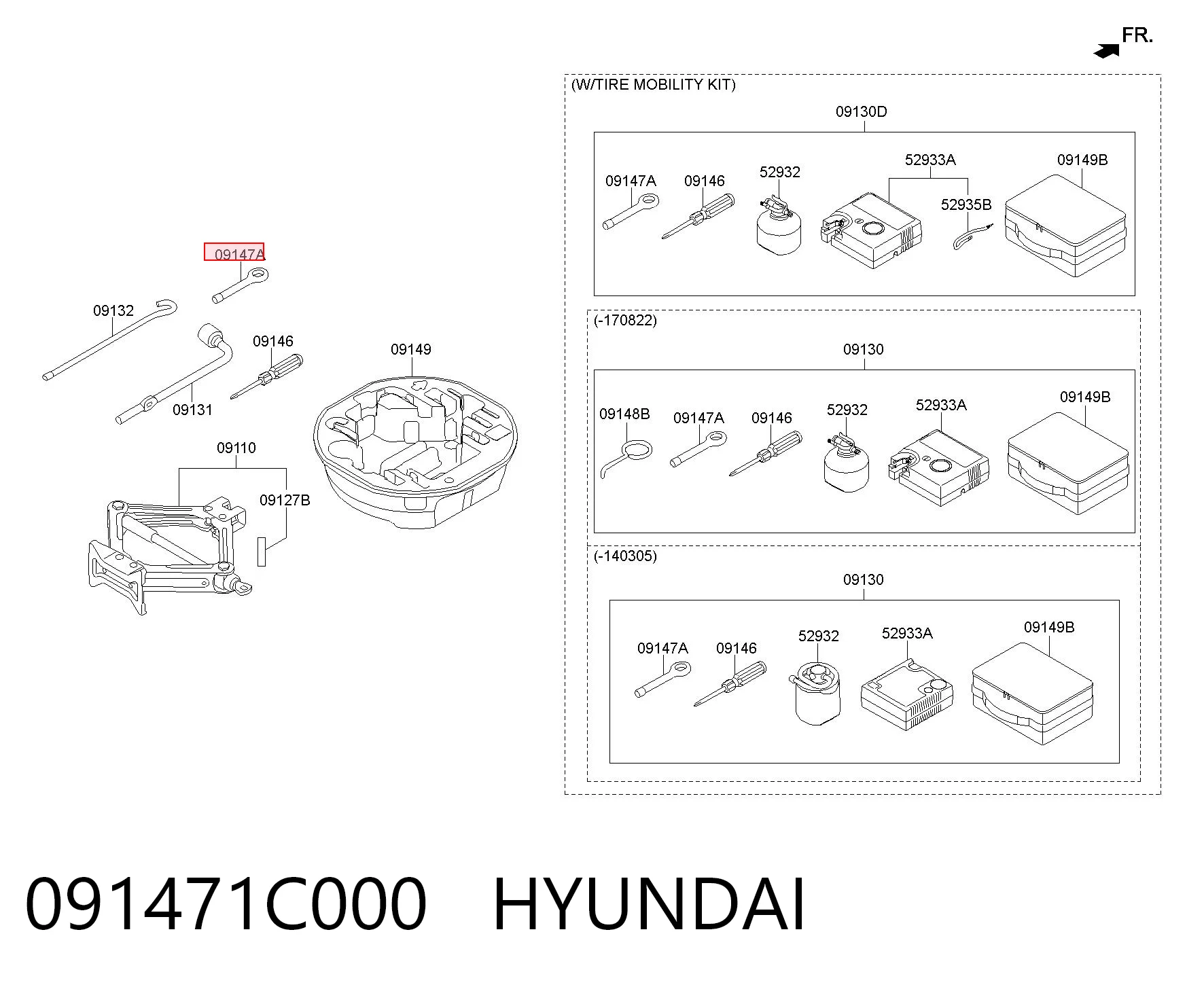 Gancho de reboque para Hyundai Sonata VI YF