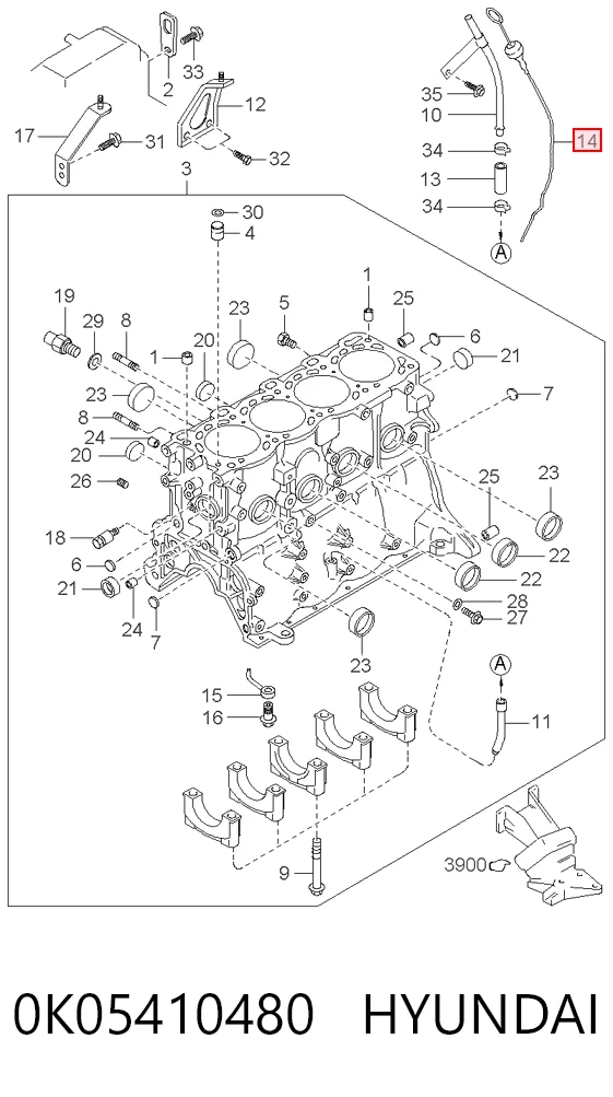 0K05410480 Hyundai/Kia