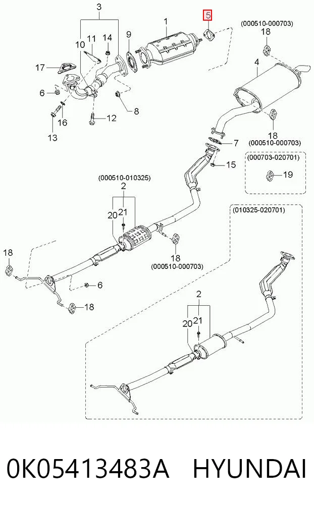 0K05413483A Hyundai/Kia