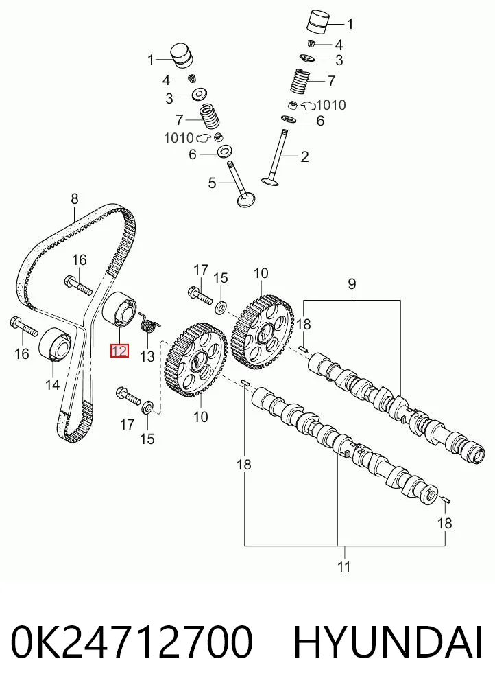 0K24712700 Hyundai/Kia