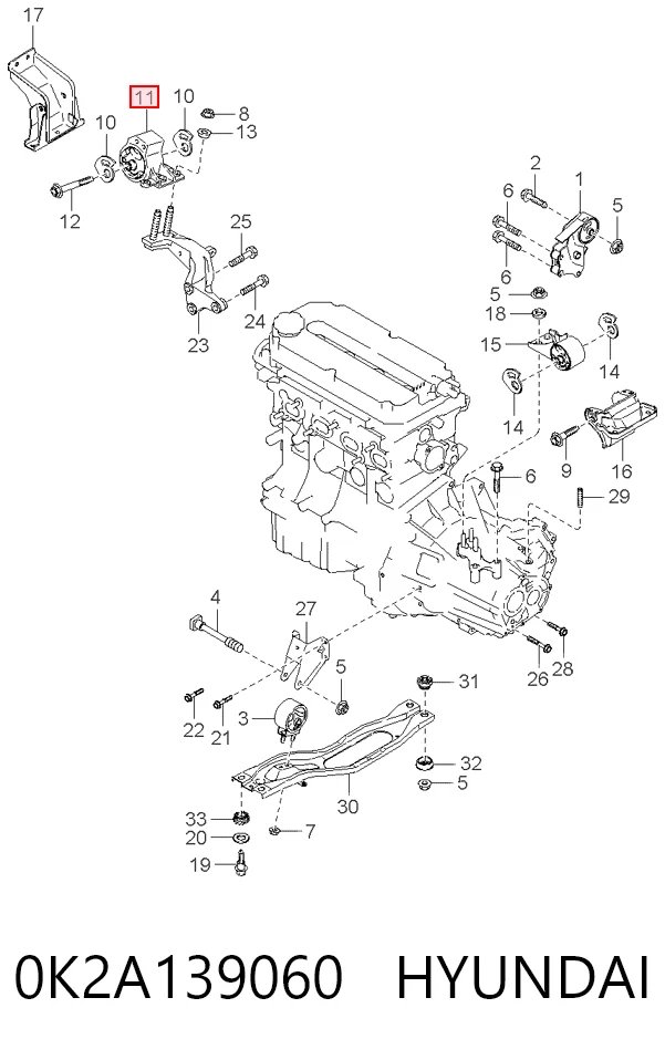 0K2A139060 Hyundai/Kia