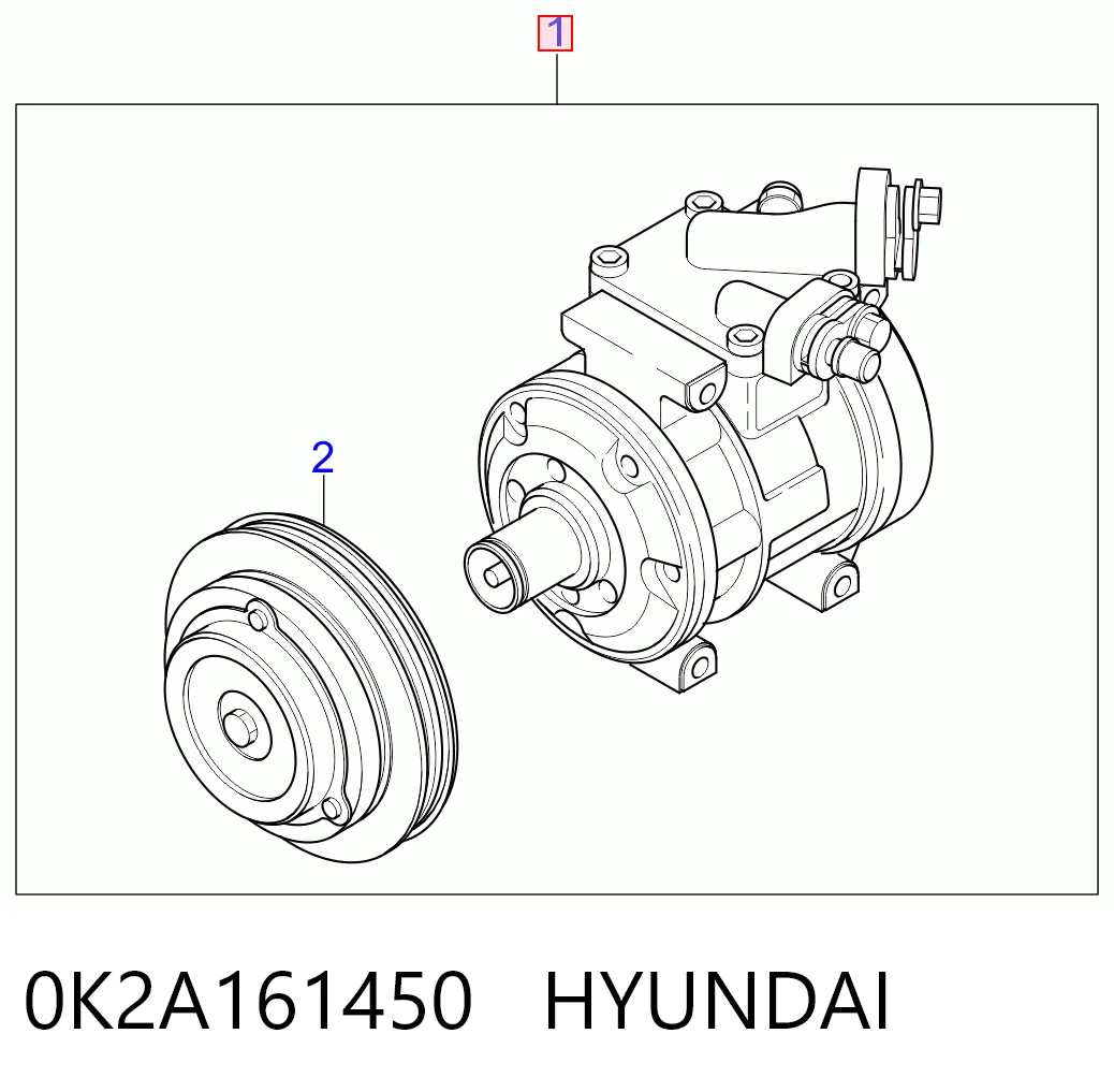 Compre Compressor de aparelho de ar condicionado KIA Carens 1
