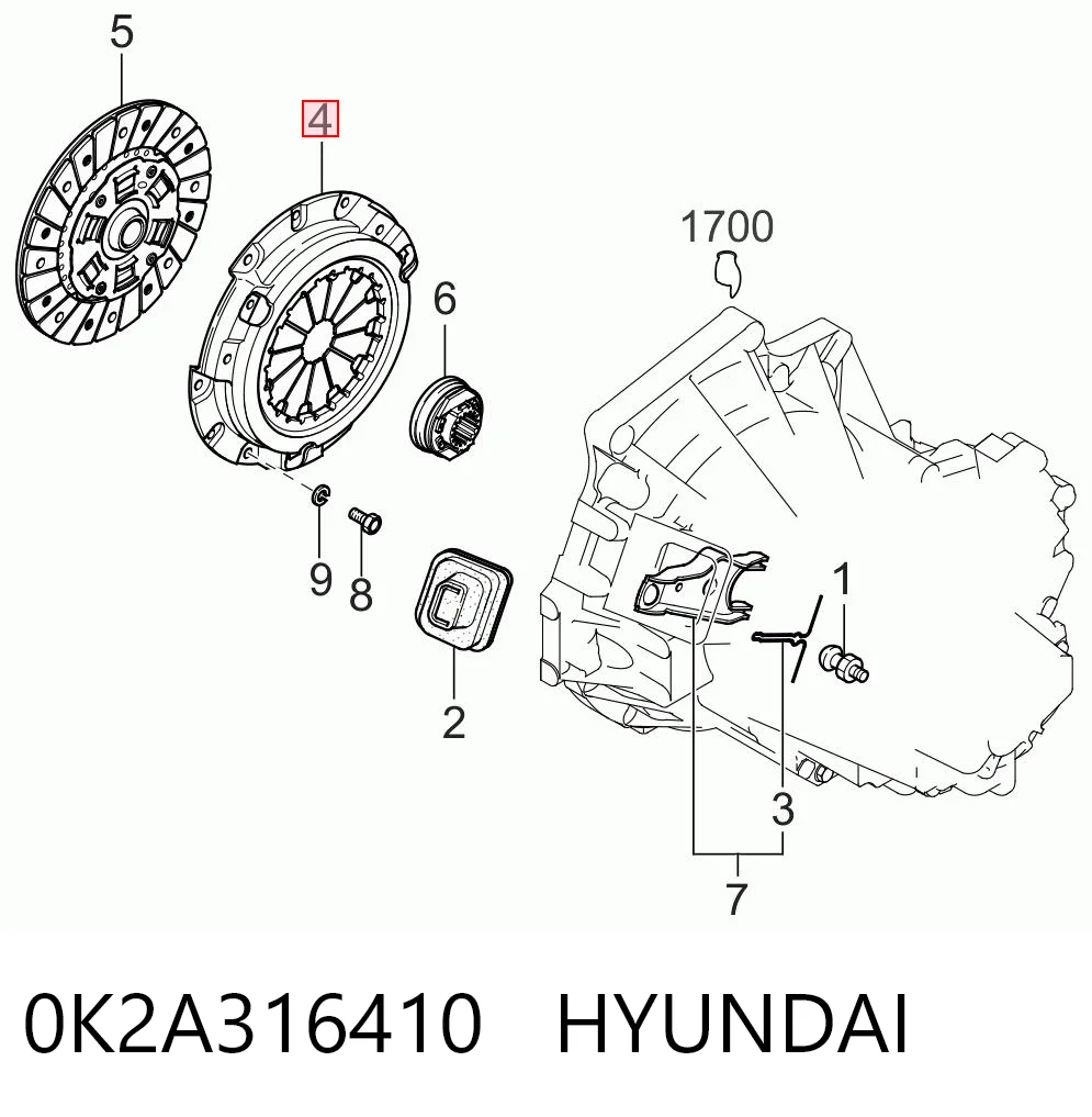 Compre Cesta de embraiagem KIA Rio 