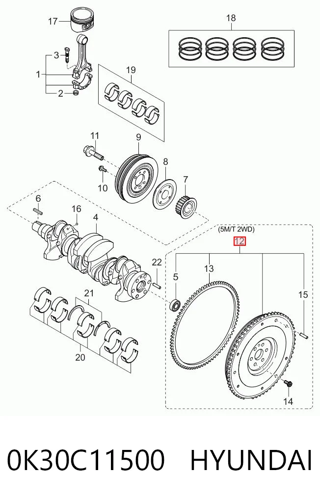Volante de motor KIA Rio I DC ao melhor preço