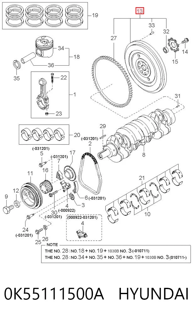 Volante de motor para KIA Carnival UP