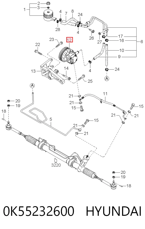 Compre Bomba da Direção hidrâulica assistida KIA Carnival 2