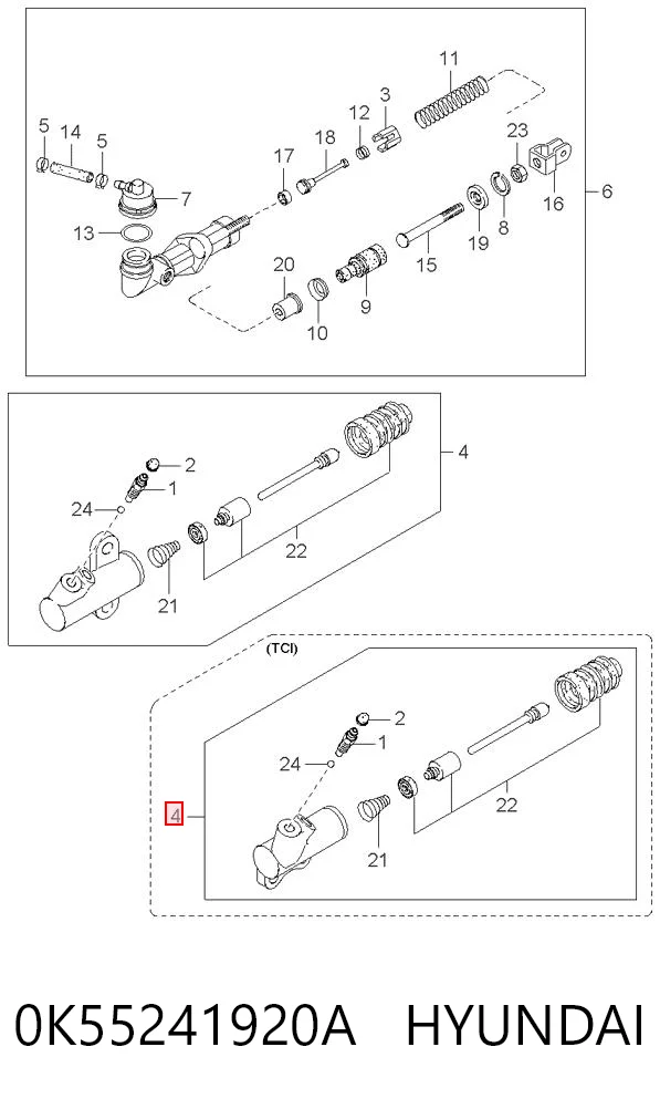0K55241920A Hyundai/Kia