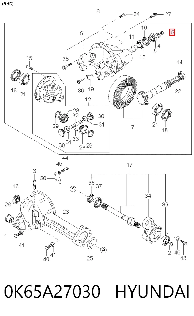 0K65A27030 Hyundai/Kia