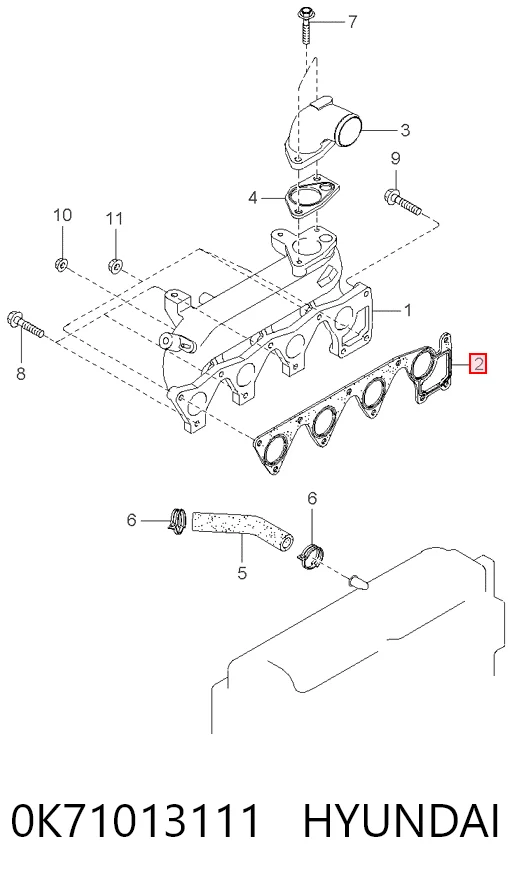Compre Vedante de tubo coletor de admissão Mazda 626 4