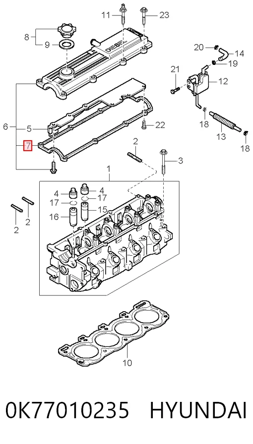 0K77010235 Hyundai/Kia