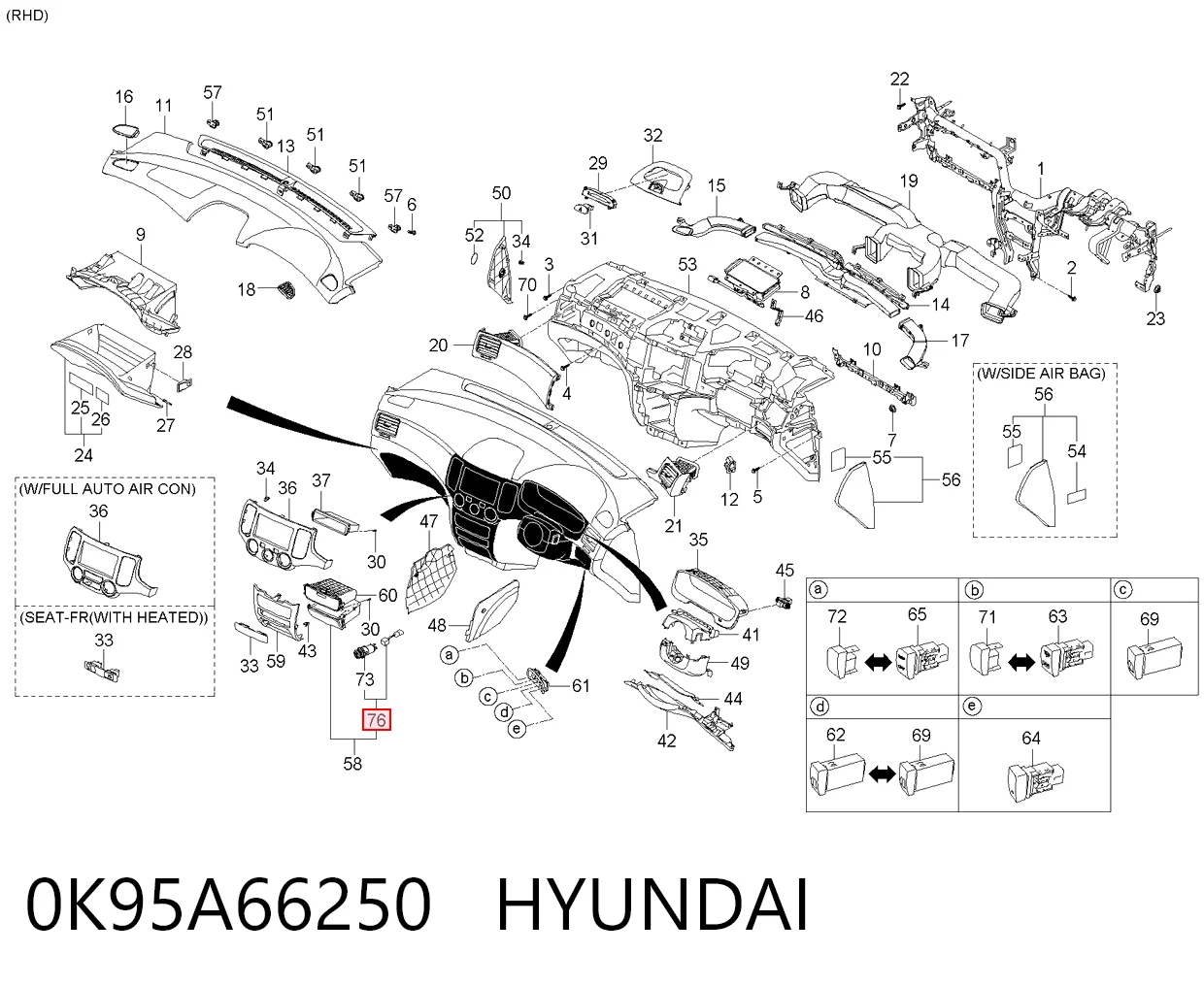 Acendedor de cigarros para KIA Sorento JC