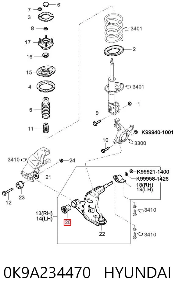 0K9A234470 Hyundai/Kia