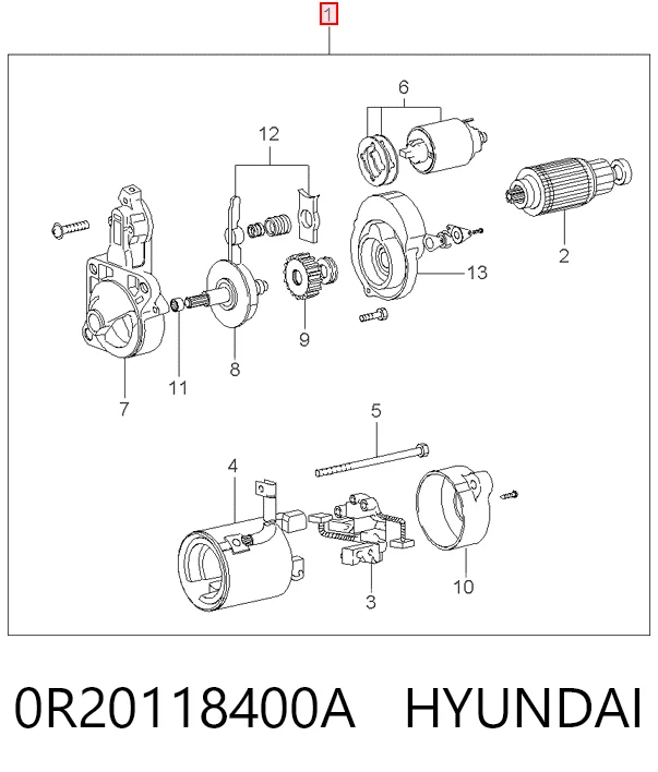 0R20118400A Hyundai/Kia