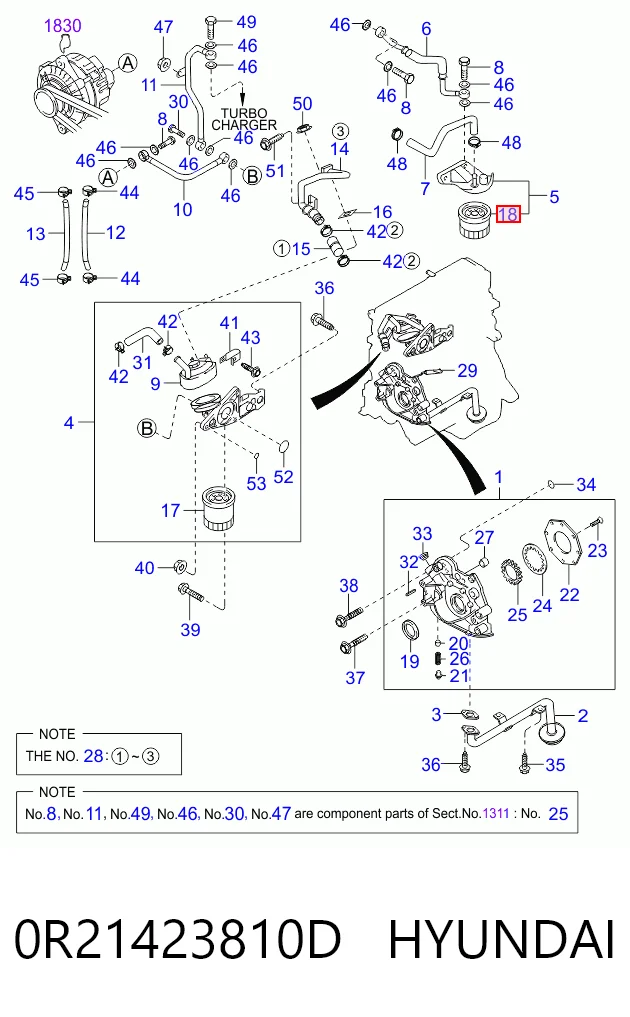 0R21423810D Hyundai/Kia