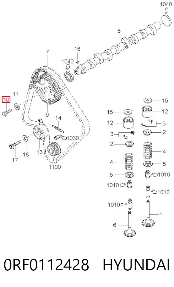 0RF0112428 Hyundai/Kia