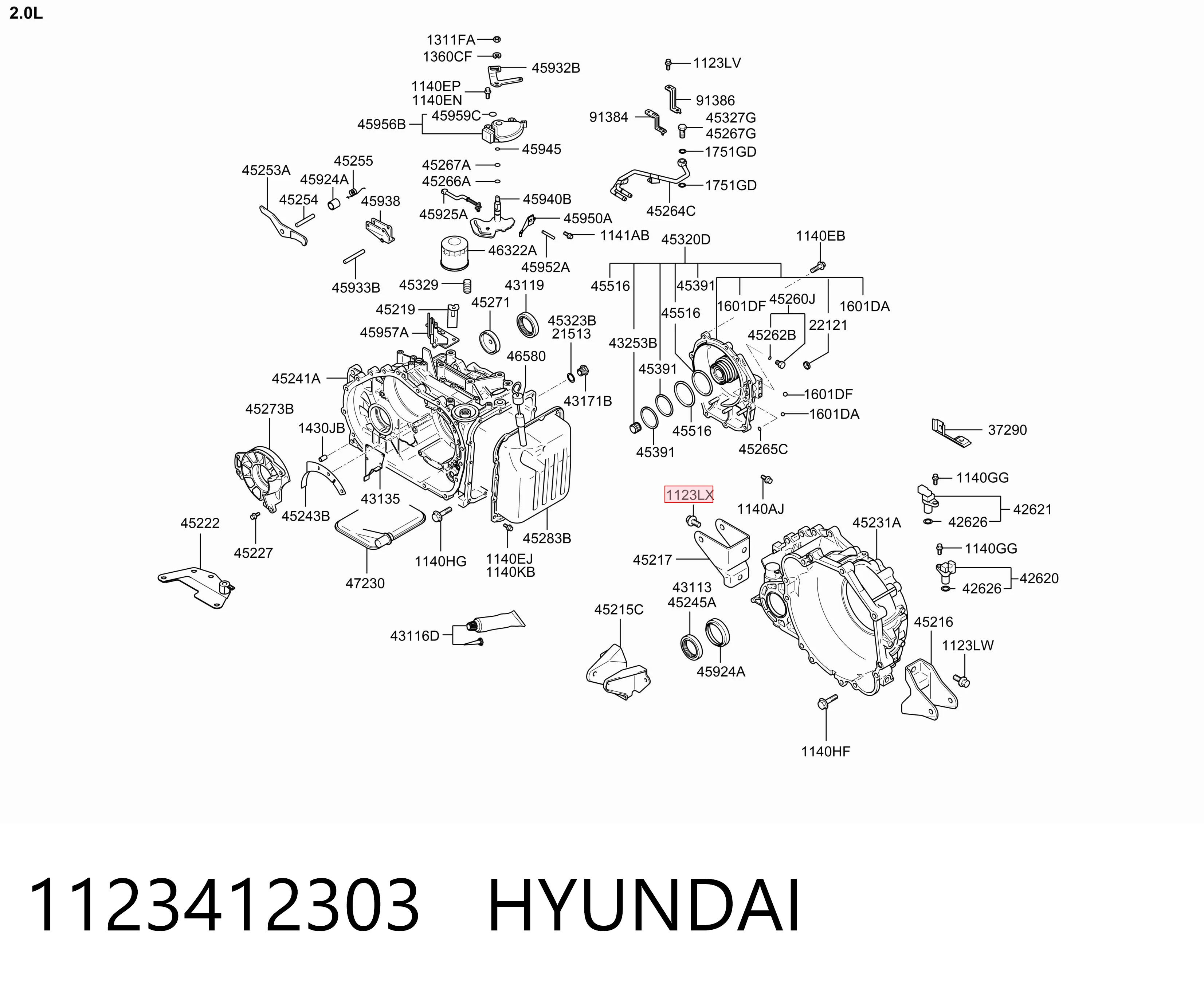 1123412303 Hyundai/Kia