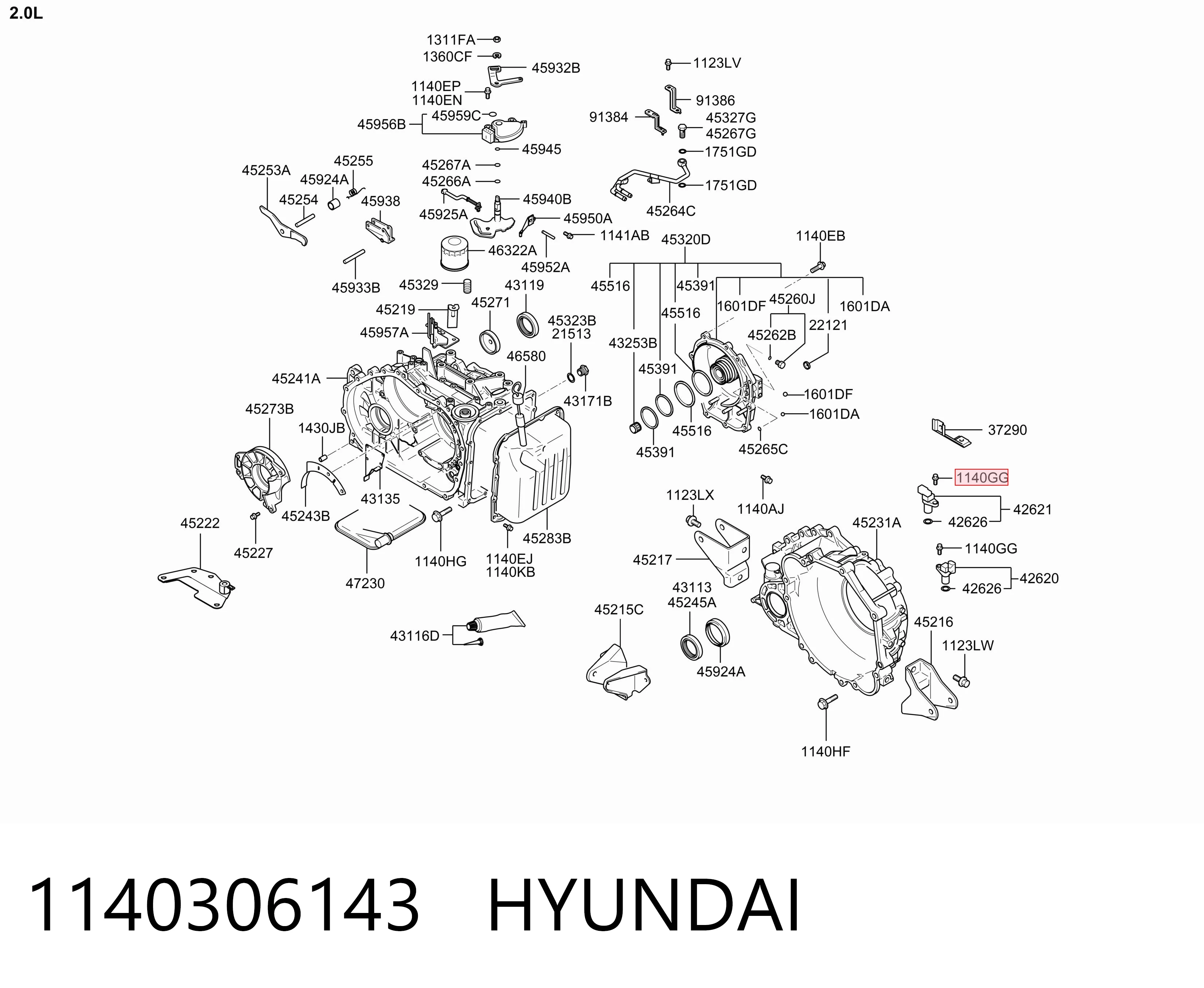 1140306143 Hyundai/Kia 