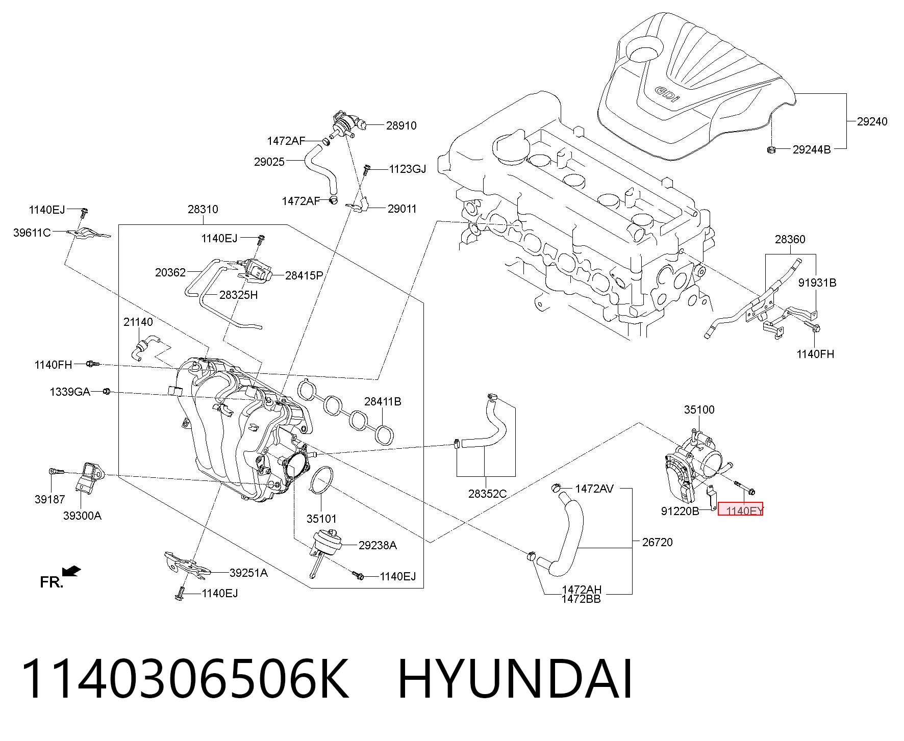 1140306506K Hyundai/Kia 