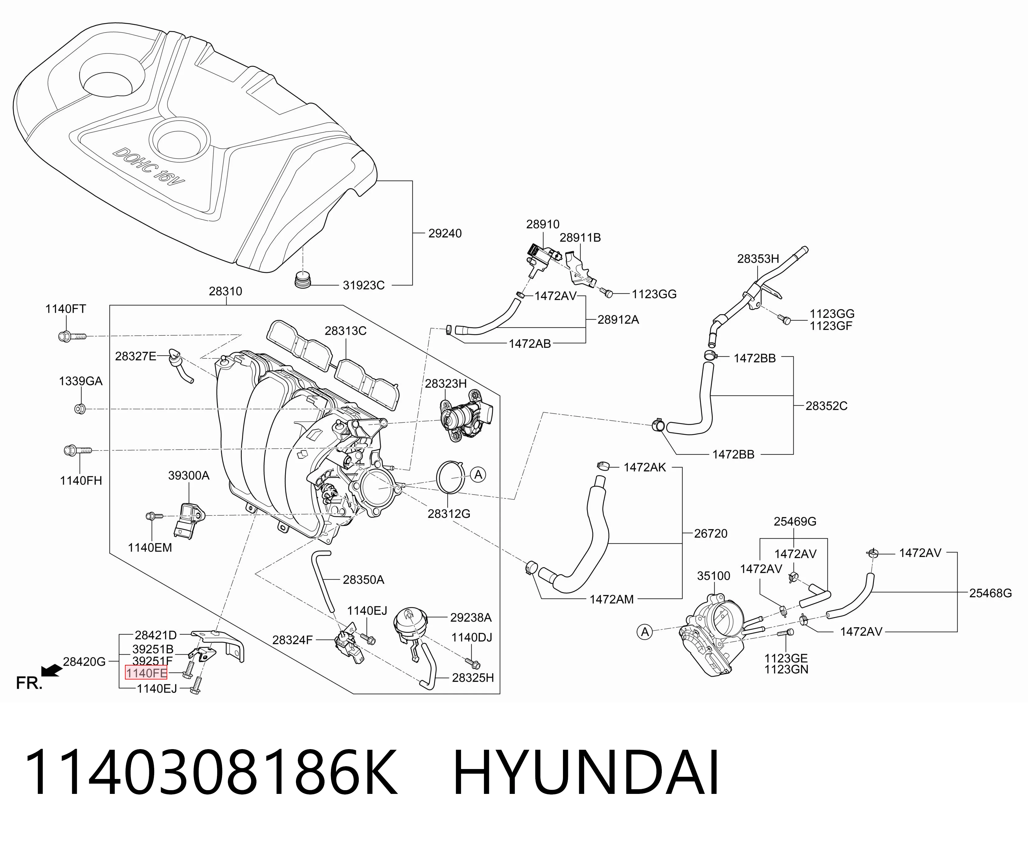 1140308186K Hyundai/Kia 