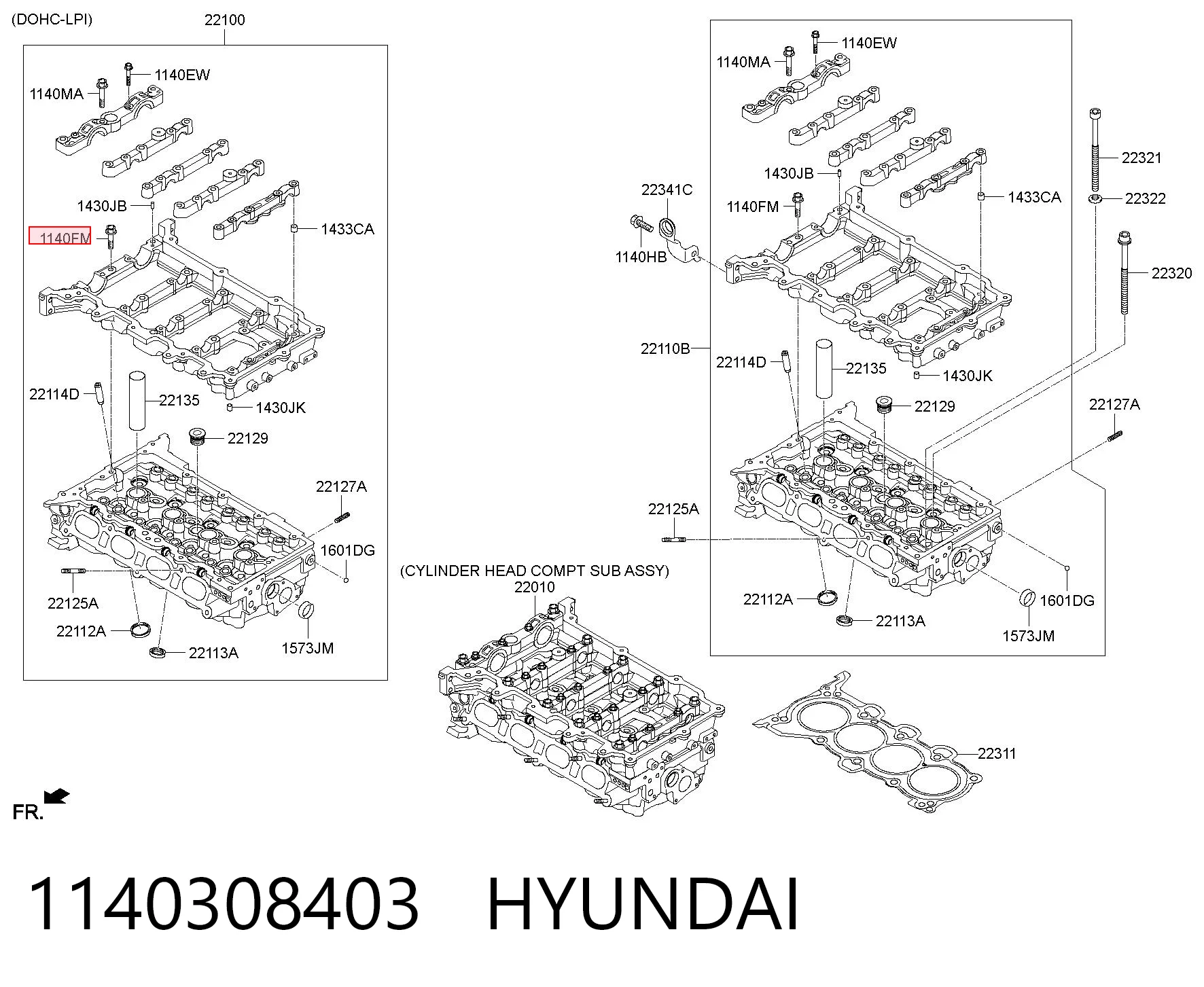 1140308403 Hyundai/Kia 