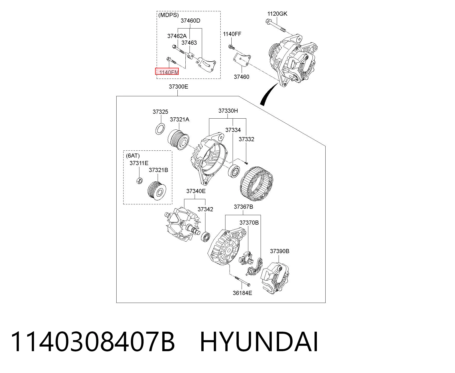 1140308407B Hyundai/Kia 