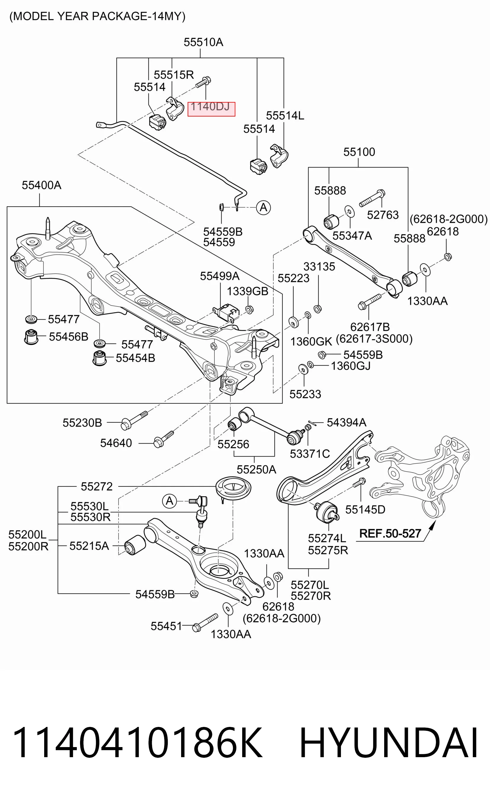 1140410186K Hyundai/Kia 