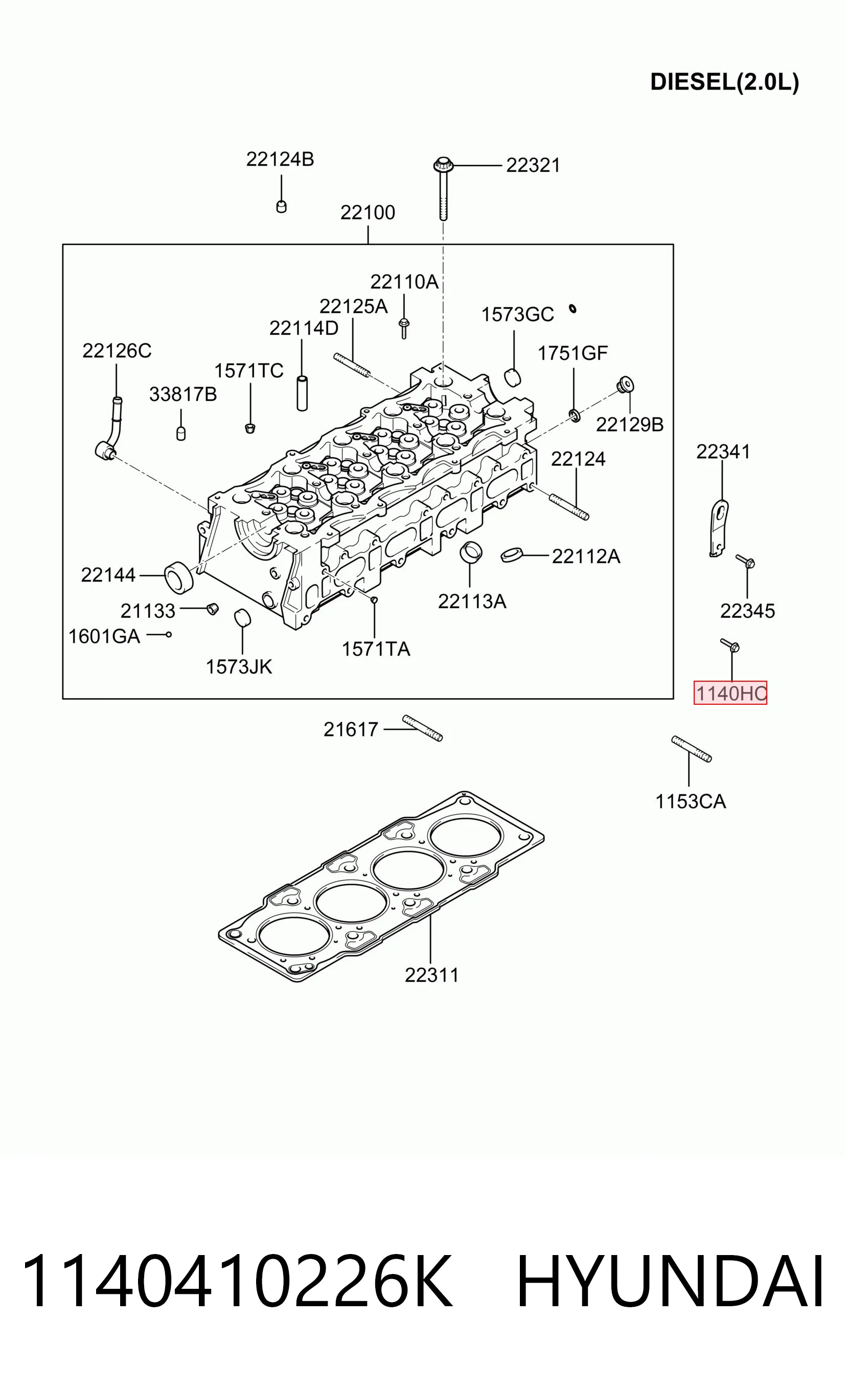 1140410226K Hyundai/Kia 