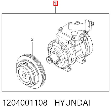  Compressor de aparelho de ar condicionado Toyota Corolla liftback (E10) (1992 - 1997) 