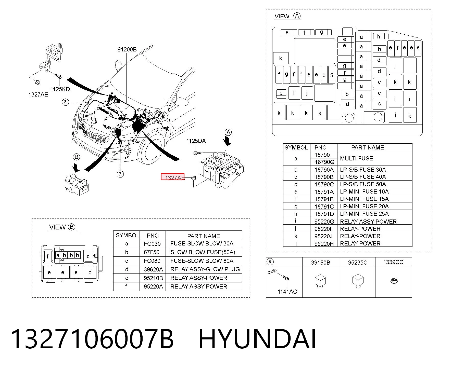 1327106007B Hyundai/Kia 
