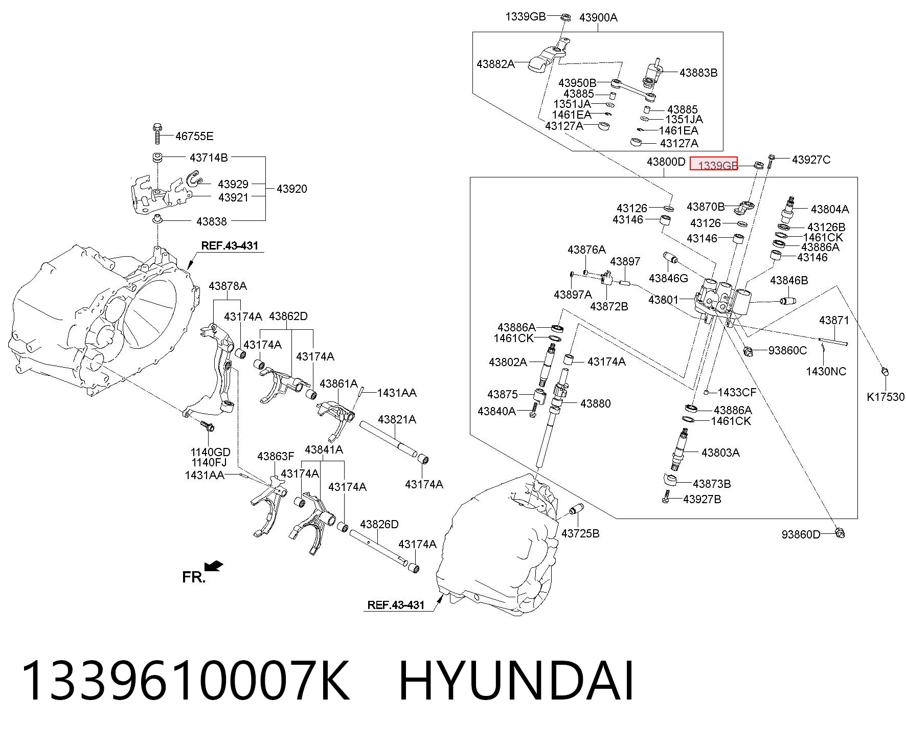 1339610007K Hyundai/Kia 