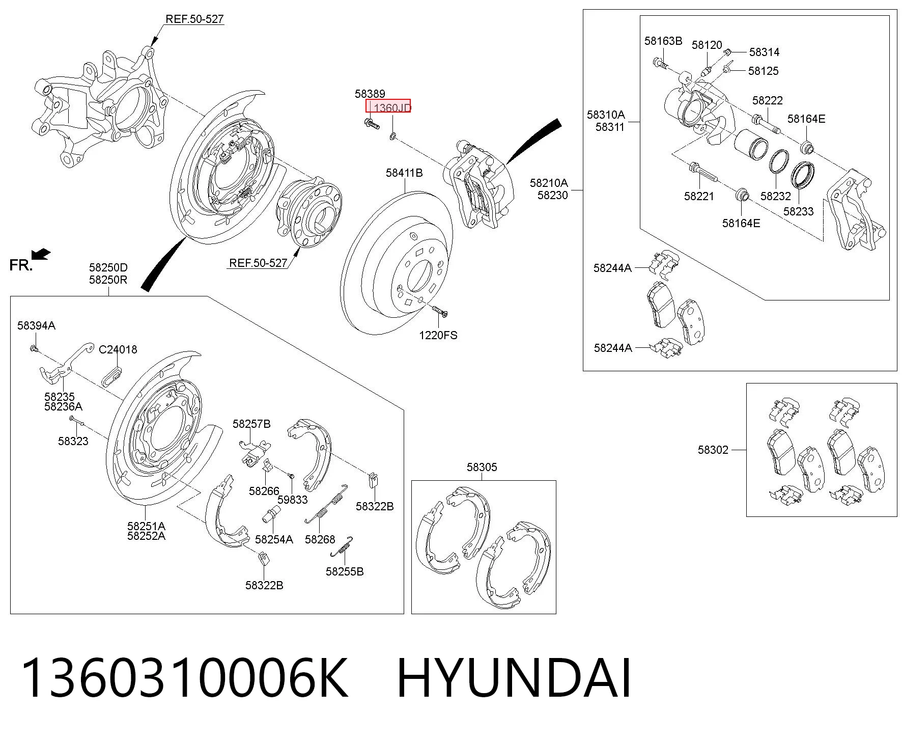 1360310006K Hyundai/Kia 