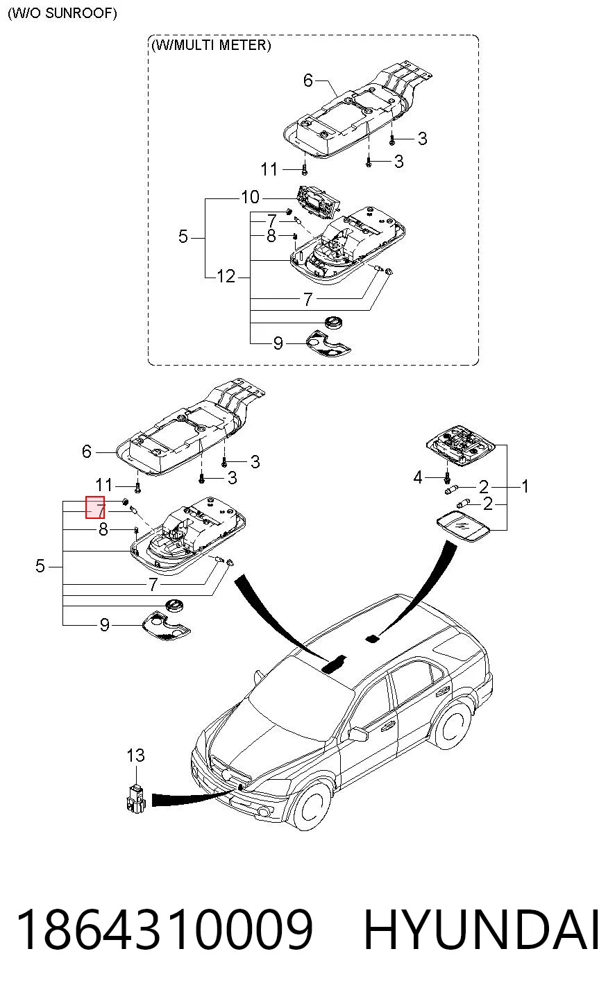 1864310009 Hyundai/Kia