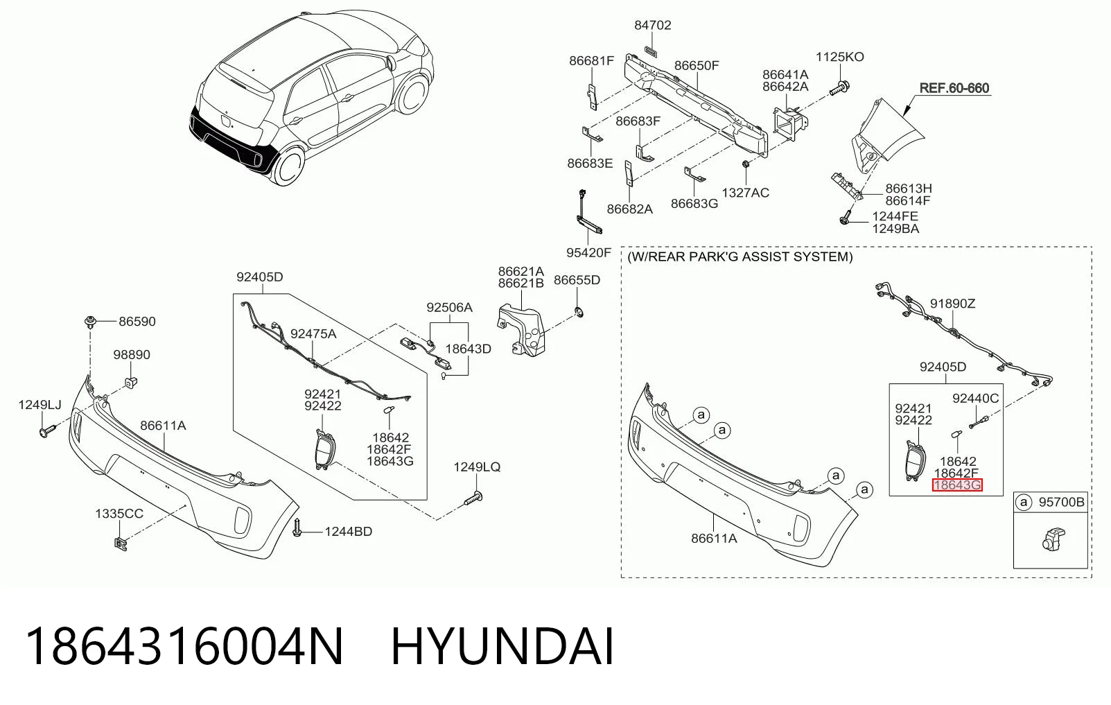 1864316004N Hyundai/Kia