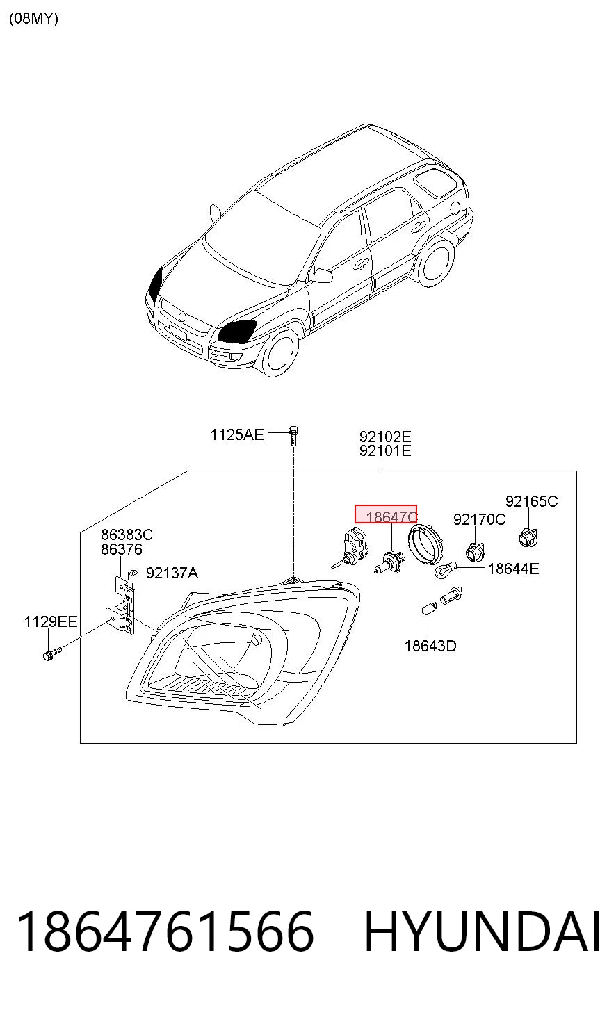 1864761566 Hyundai/Kia