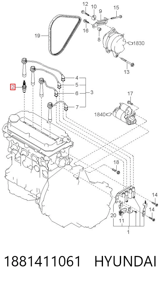 1881411061 Hyundai/Kia