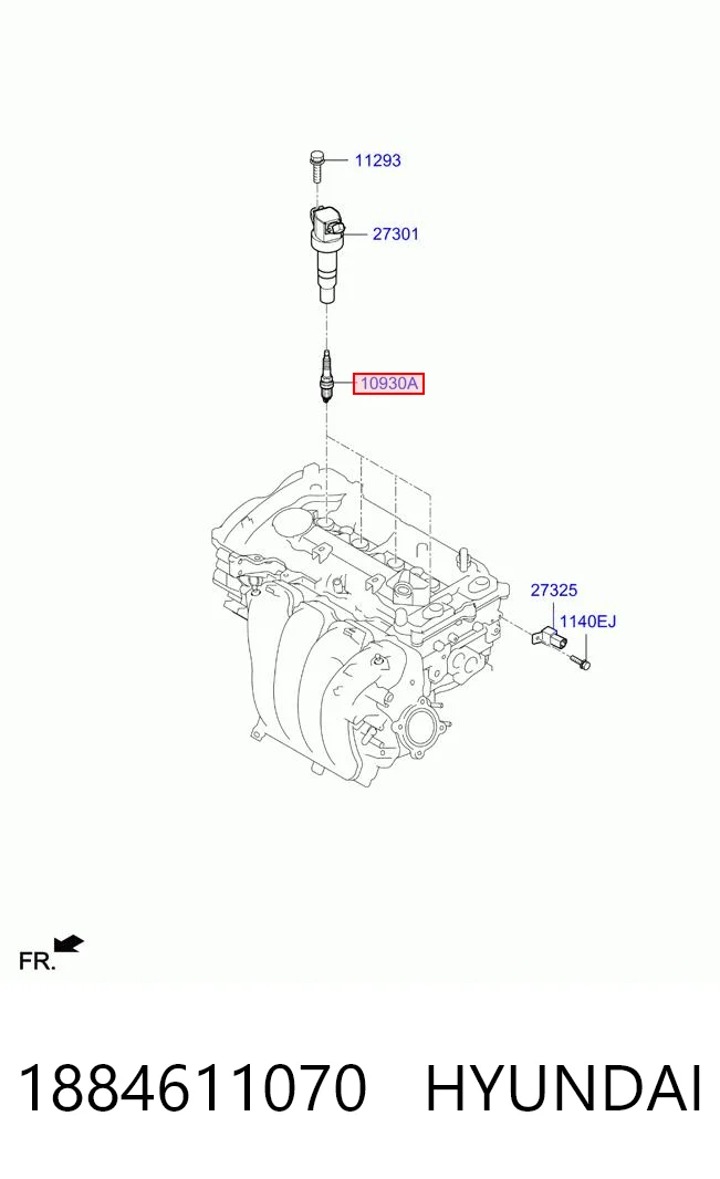 1884611070 Hyundai/Kia Vela de ignição