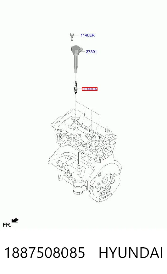 1887508085 Hyundai/Kia Vela de ignição