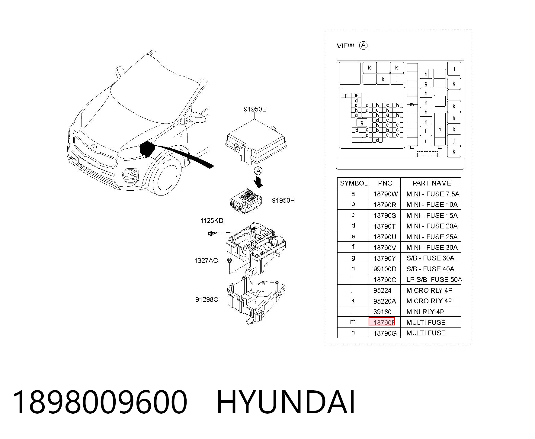 Unidade de dispositivos de segurança KIA Sportage IV QL ao melhor preço