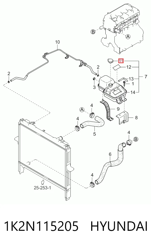 1K2N115205 Hyundai/Kia