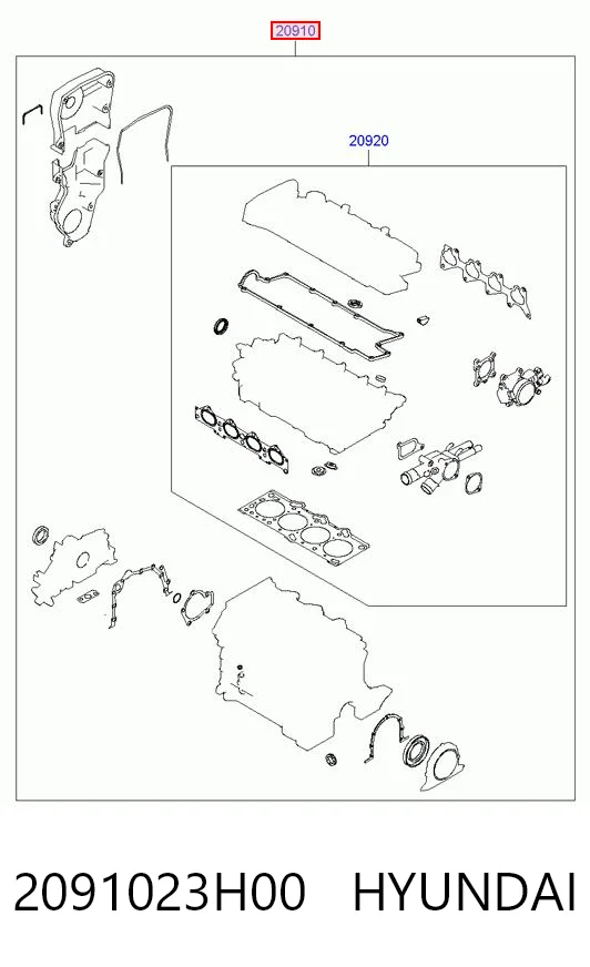 2091023H00 Hyundai/Kia
