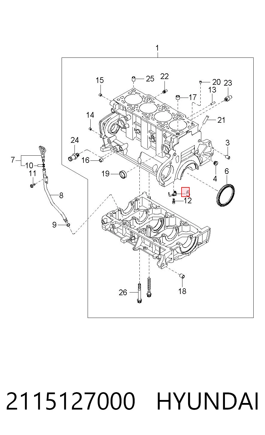 2115127000 Hyundai/Kia