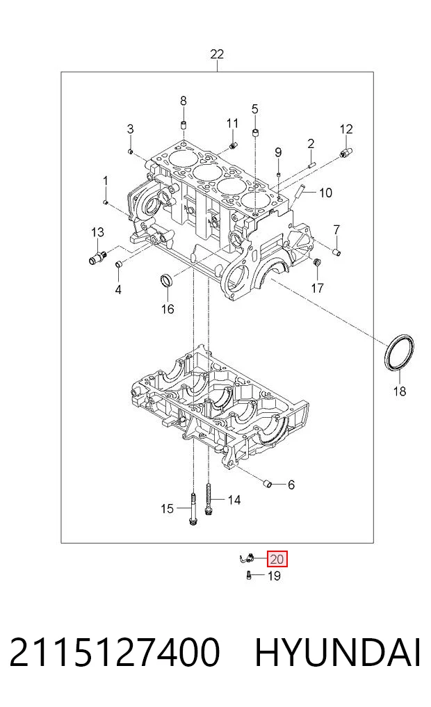2115127400 Hyundai/Kia