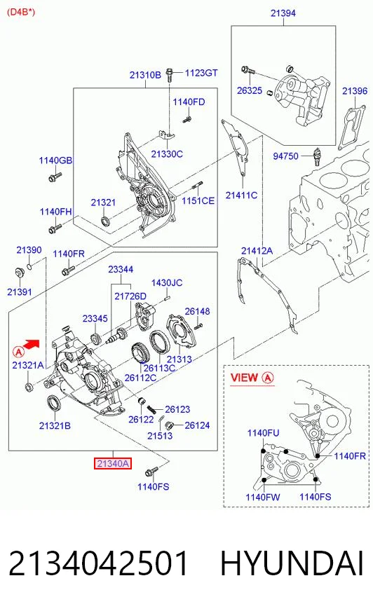 2134042501 Hyundai/Kia