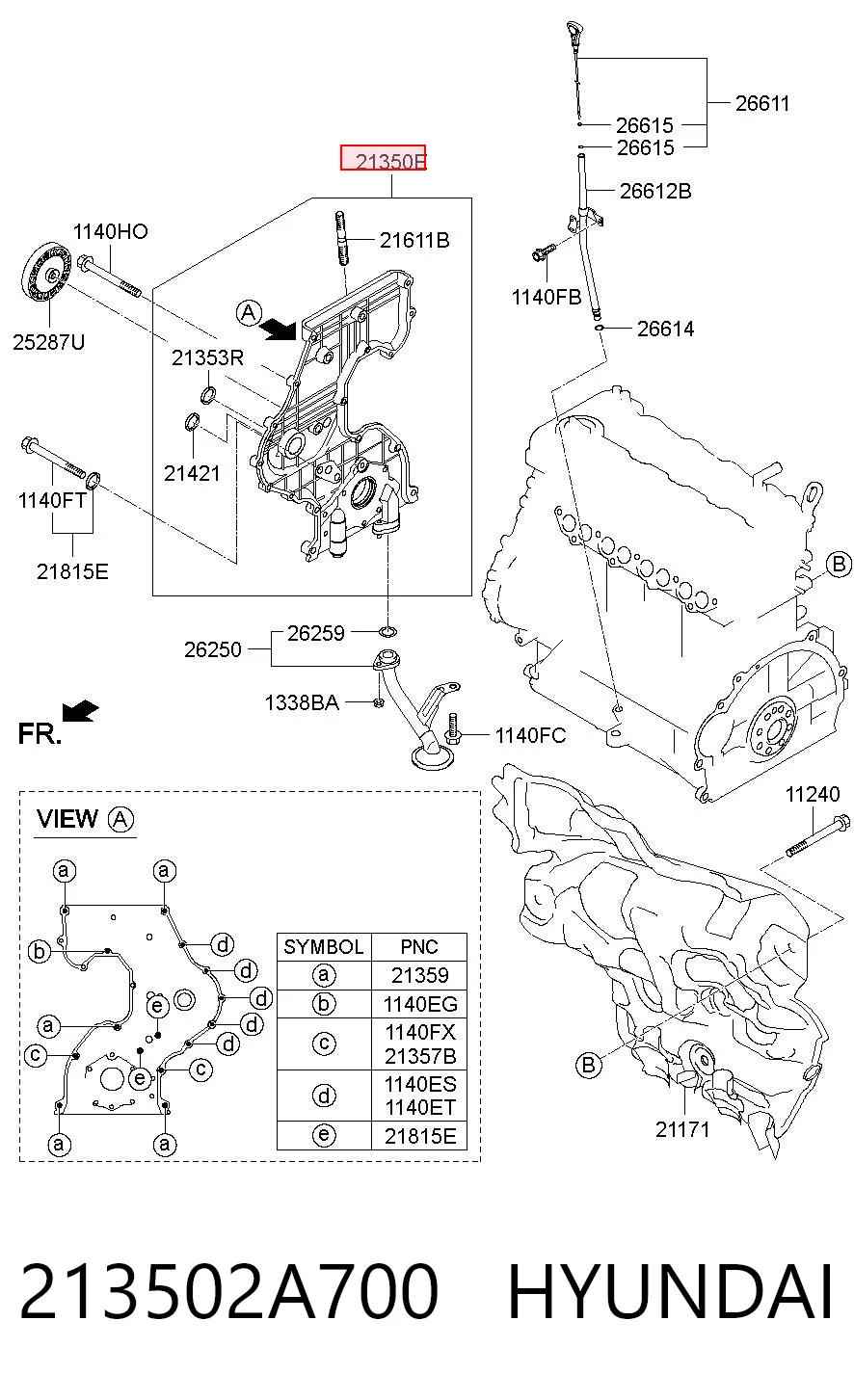 213502A700 Hyundai/Kia