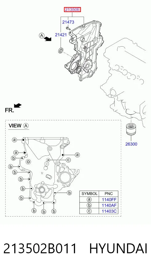  Bomba de óleo Hyundai I30 hatchback (FD) (2007 - 2011) 