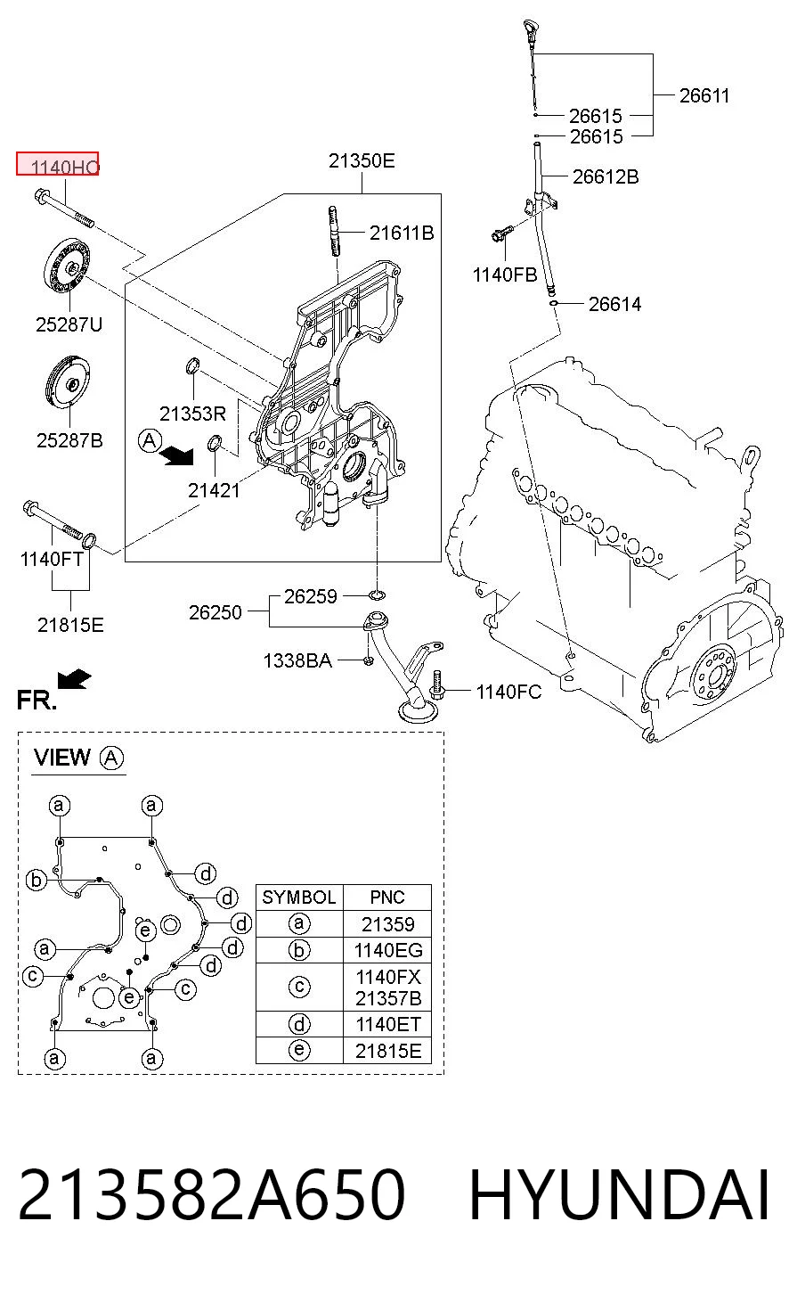 213582A650 Hyundai/Kia 