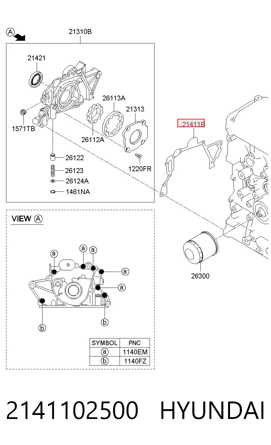 2141102500 Hyundai/Kia