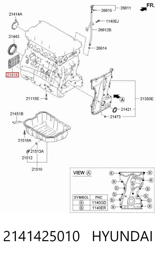 2141425010 Hyundai/Kia 
